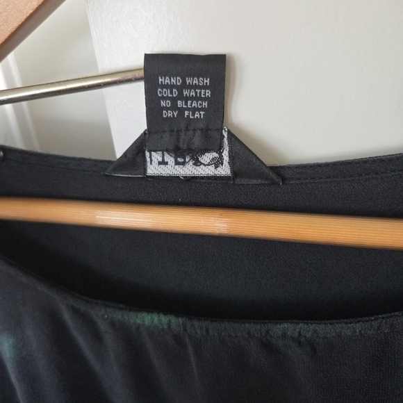 Citron Santa Monica Silk Lagenlook Top 2X Plus Size - Picture 6 of 8